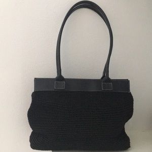 The Sak Woven with leather Shoulder Bag (NWOT)